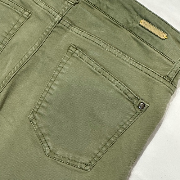 PILCRO Pants, Women’s Sz 27 Stet-Fit Army Green Patchwork Slim Stretch Ankle‎ - Picture 7 of 9